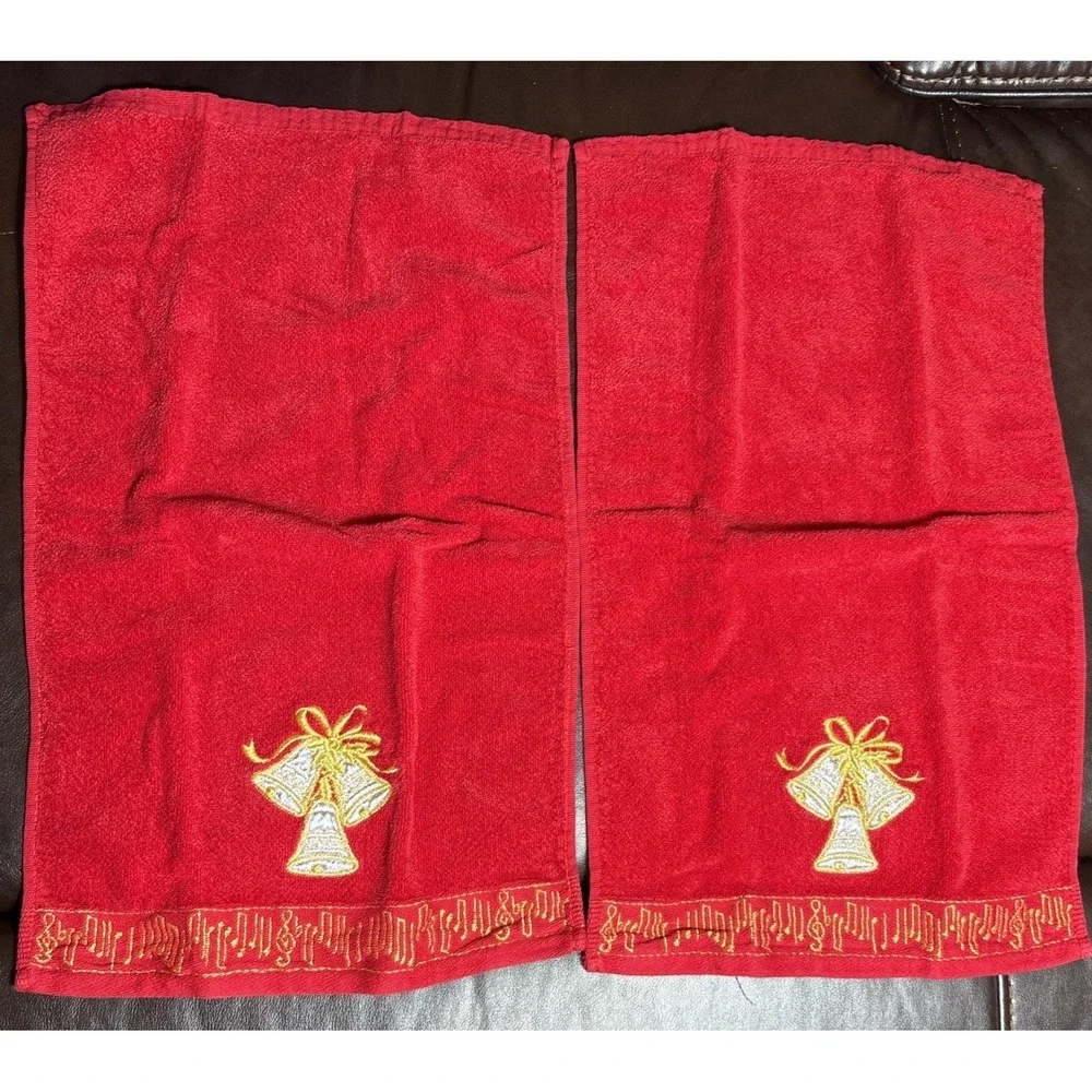 Linen N Things‎ Christmas Washcloth & 2 Hand Towels